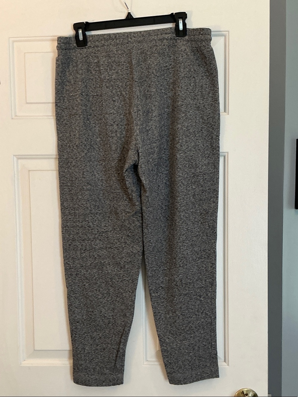 T by Talbots Gray Heather Knit Joggers with Drawstring size Medium - Picture 2 of 10